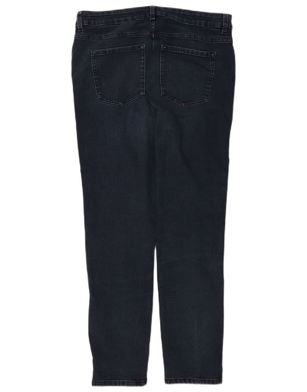 Marks & Spencer Dame The Lily Slim Jeans UK 14 Large W34 L28 Navy Blue