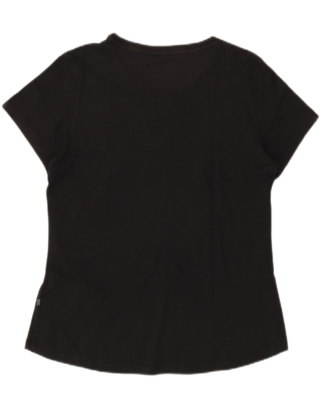 PUMA Grafisk T-shirt top til kvinder UK 14 Medium Sort bomuld