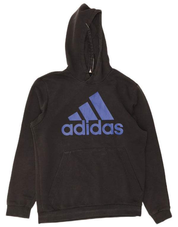 Adidas Grafisk hættetrøje til mænd UJ 42/44 Stor sort bomuld