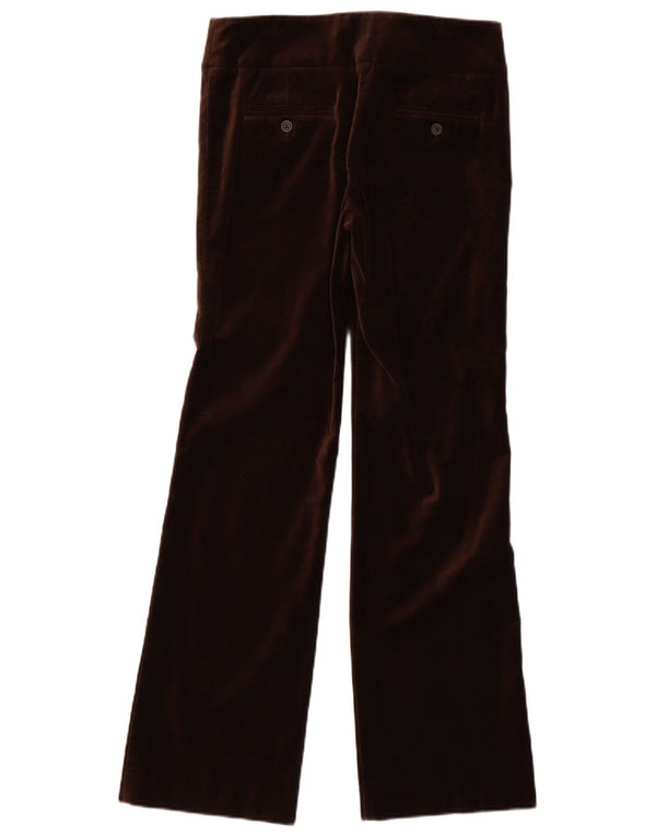 Monsoon Dame Bootcut Velvet Casual Bukser UK 8 Small W32 L32 Brun