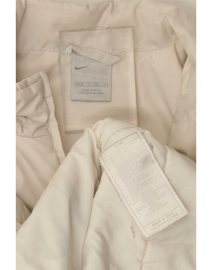 Nike oversize polstret jakke til kvinder US 4/6 Small Beige Polyester