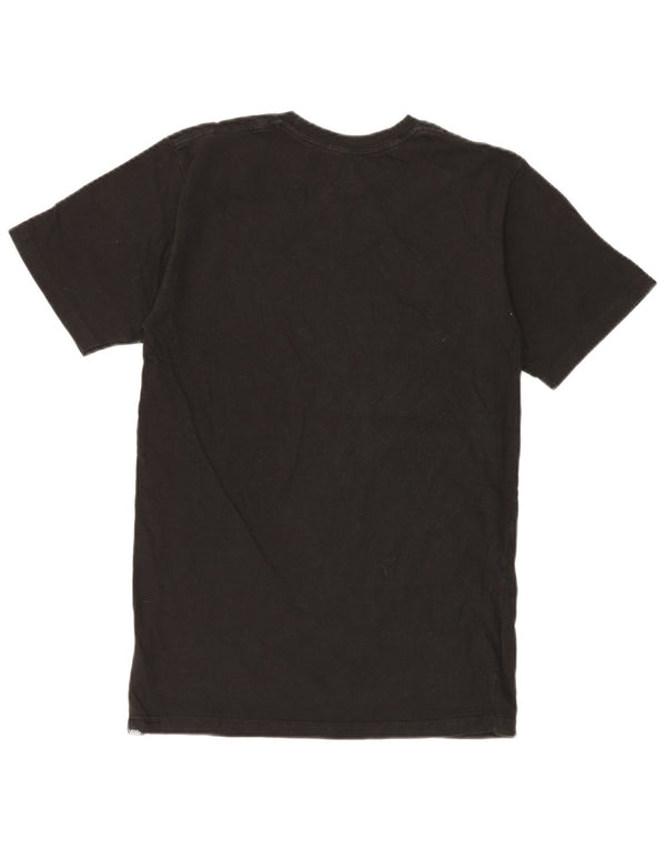 Vans Herre Custom Fit grafisk T-shirt top lille sort bomuld