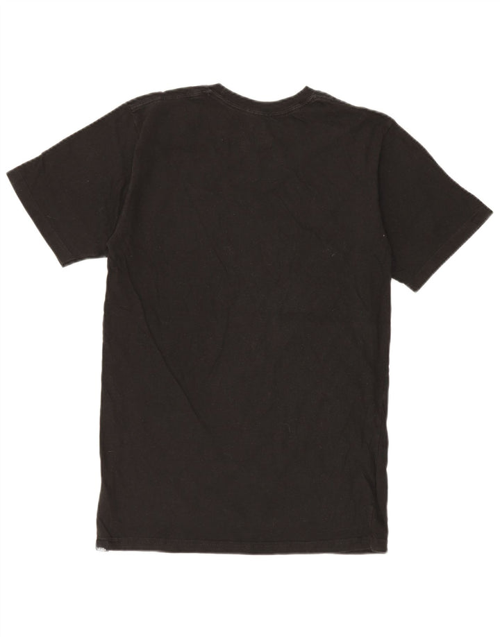 Vans Herre Custom Fit grafisk T-shirt top lille sort bomuld