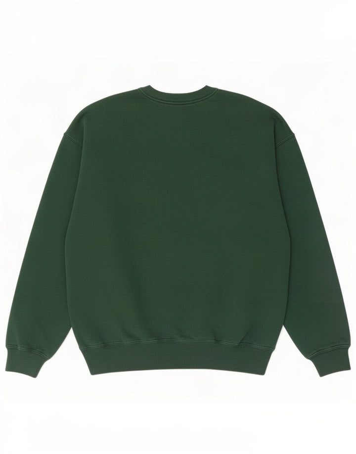 Marks & Spencer Herre St. Michael Sweatshirt Jumper Lille Grøn Bomuld