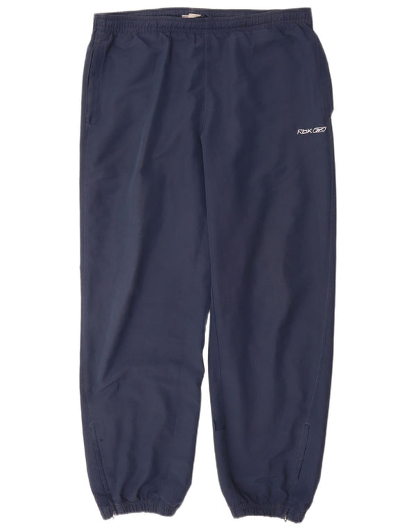 Reebok Herre træningsdragt Bukser Joggers Large Navy Blue