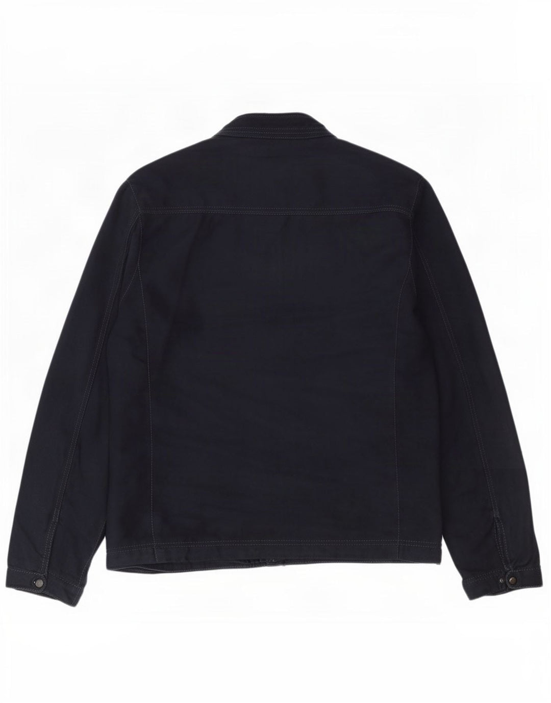 Zara Herre Bomber Jacket UK 42 XL Navy Blue