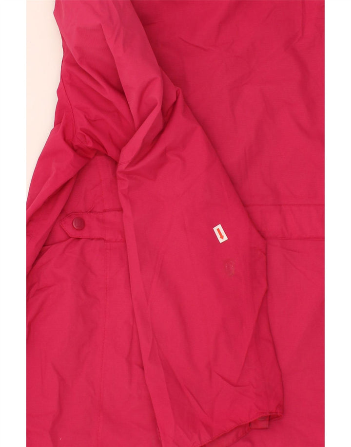 MOUNTAIN WAREHOUSE Womens Hooded Rain Jacket UK 20 2XL Pink Nylon Vintage Mountain Warehouse and Second-Hand Mountain Warehouse from Messina Hembry 