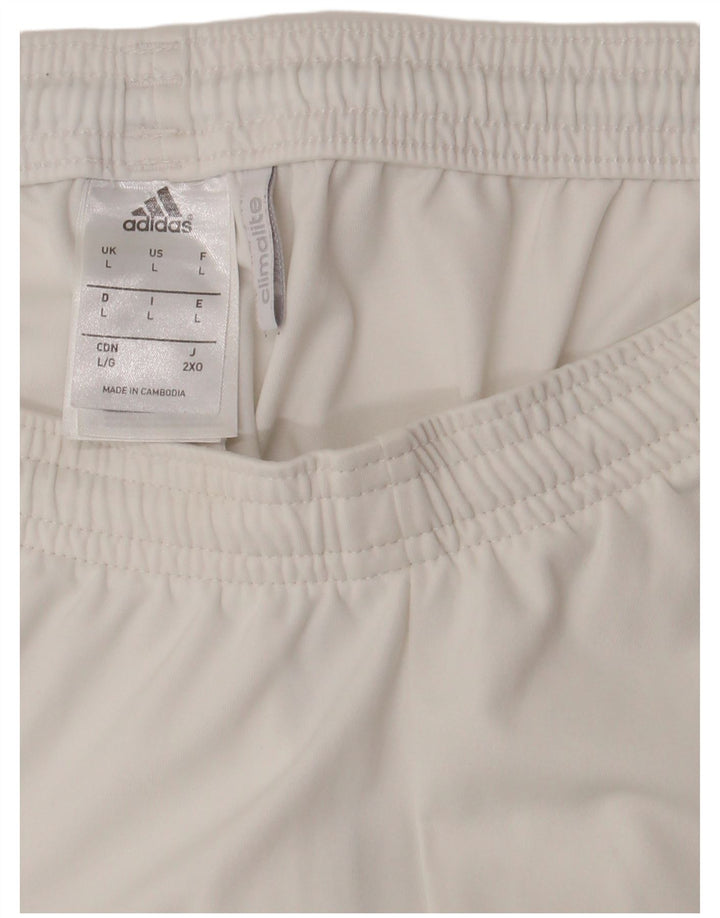 ADIDAS Herre Climalite Sportshorts Store hvide polyester