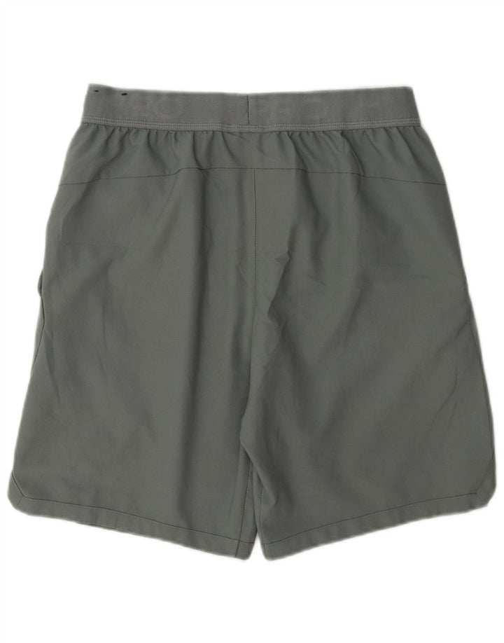 Nike Herre Dri Fit grafiske standard sportsshorts Små grå polyester