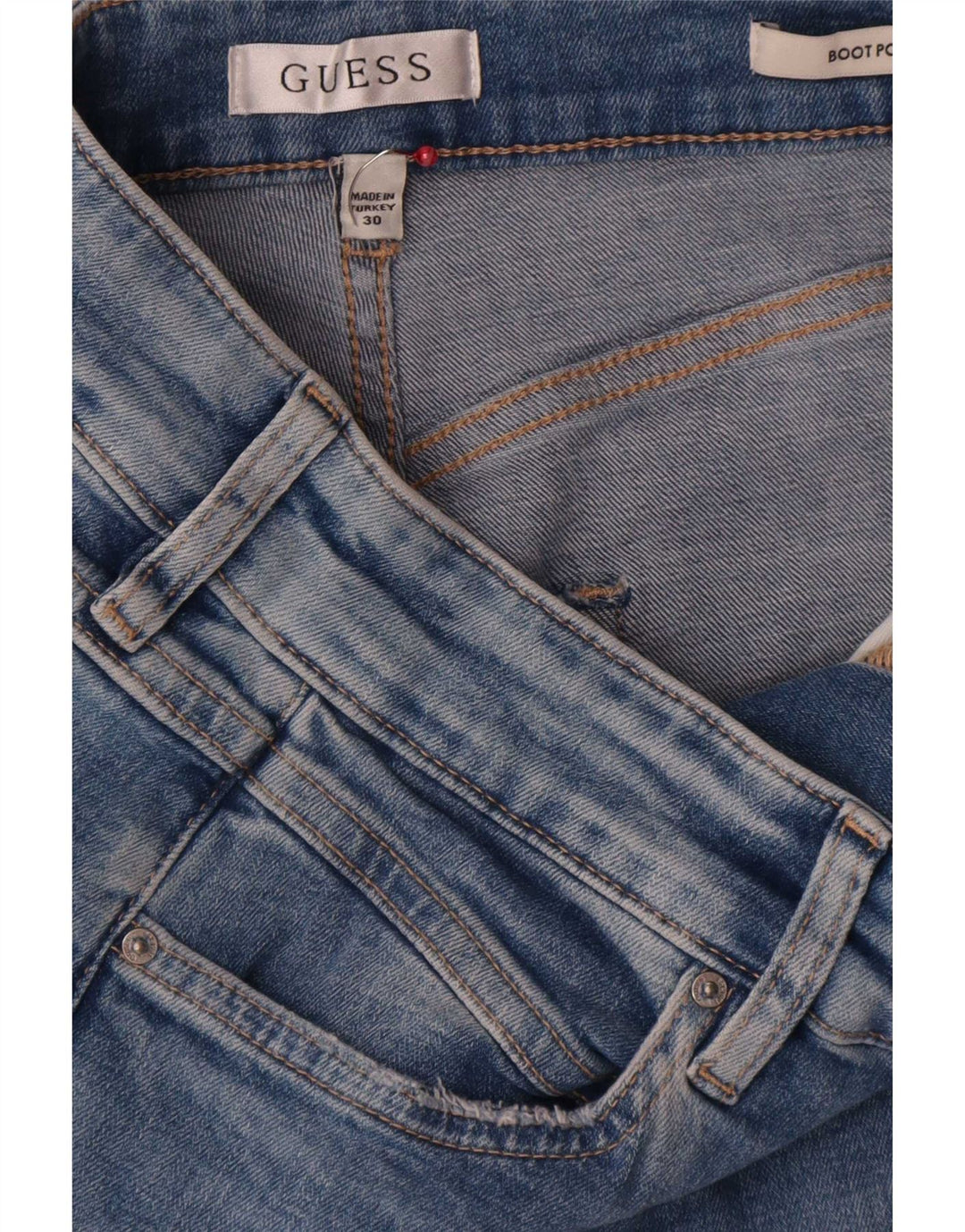 Guess Dame Bootcut Jeans W30 L30 Blå Bomuld