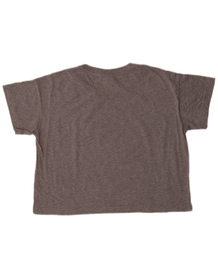 Dame Crop Grafisk T-Shirt Top UK 16 Large