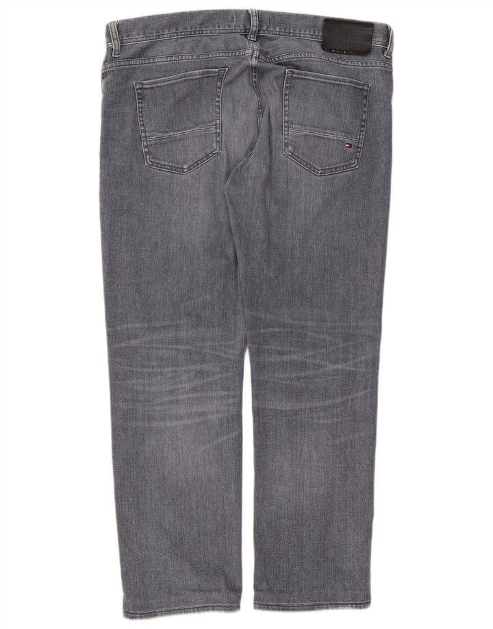 Tommy Hilfiger Herre Denton Straight Jeans W36 L28 Grå