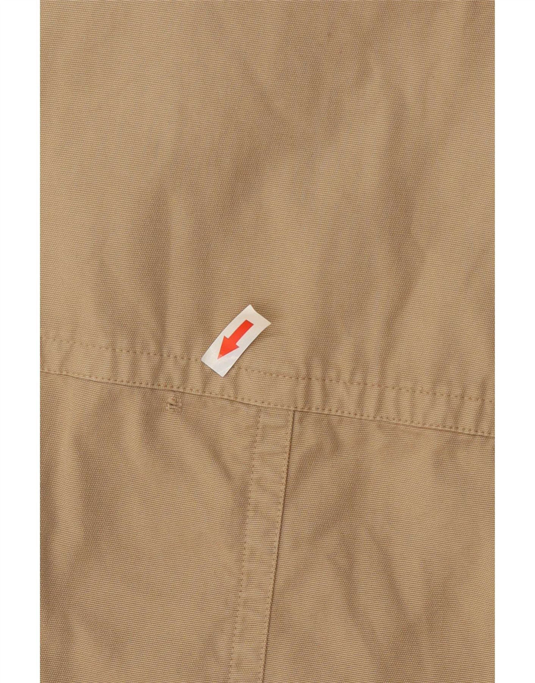 Zara Herre Bomber Jacket UK 42 XL Beige Bomuld