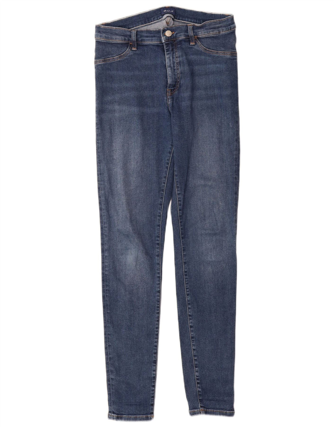 Gant Dame Skinny Jeans Medium W28 L30 Blå Bomuld