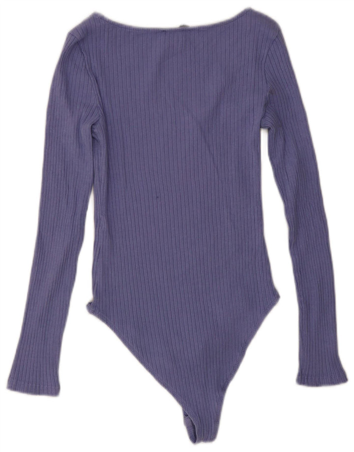 Zara langærmet bodysuit til kvinder UK 12 Medium Purple