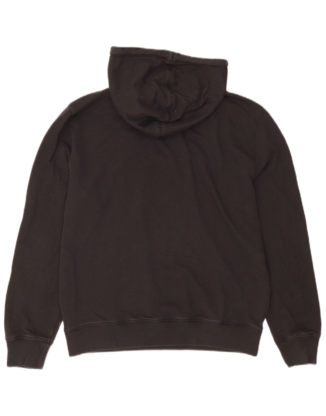 Marks & Spencer Herre hættetrøje Jumper Medium Sort Bomuld