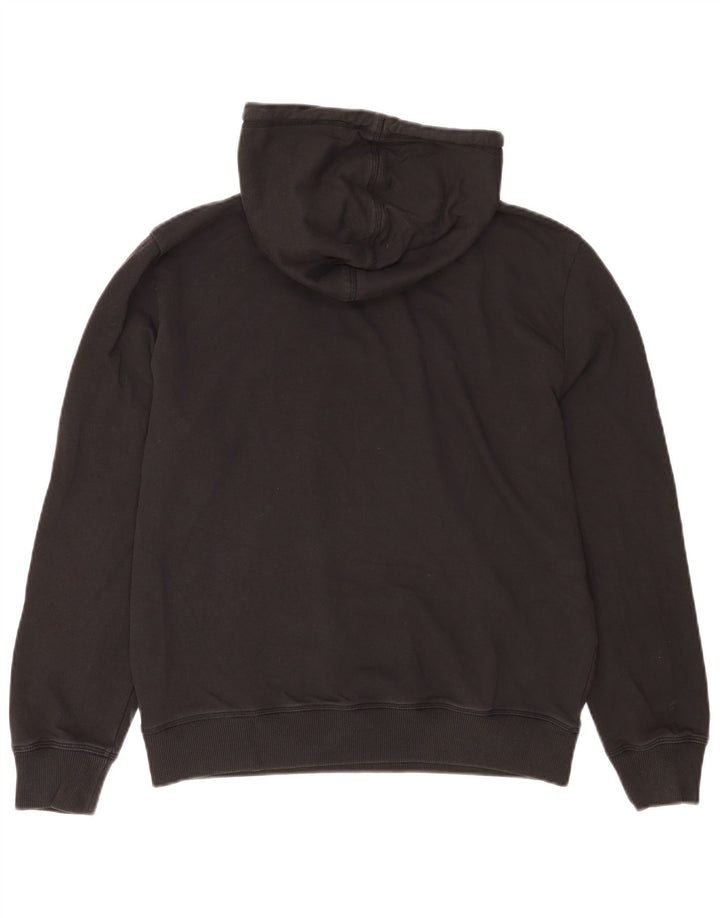 Marks & Spencer Herre hættetrøje Jumper Medium Sort Bomuld