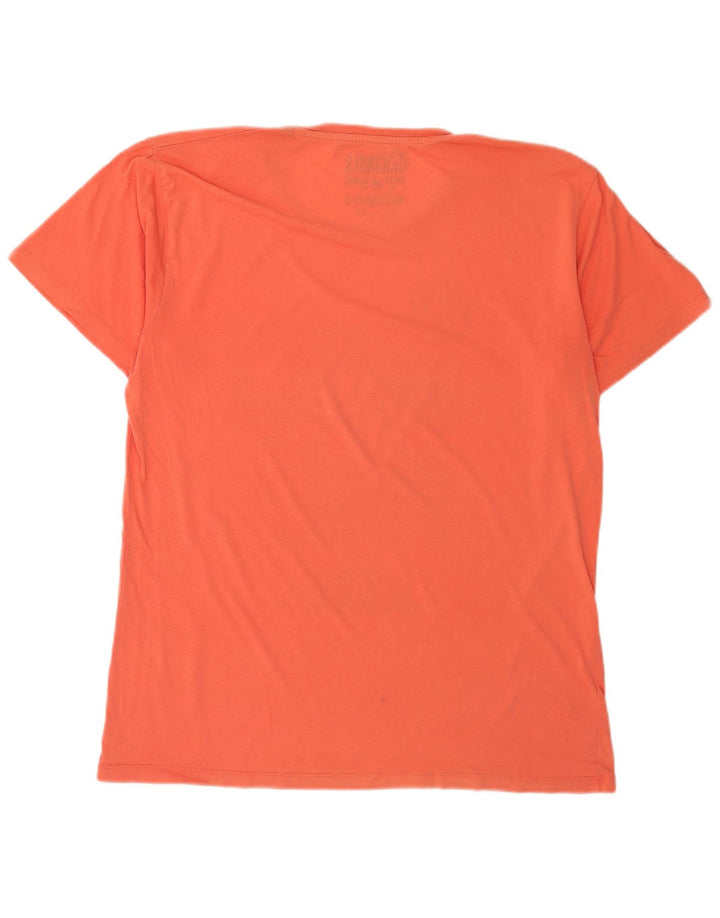 Jack & Jones Herre Grafisk T-Shirt Top 2XL Orange