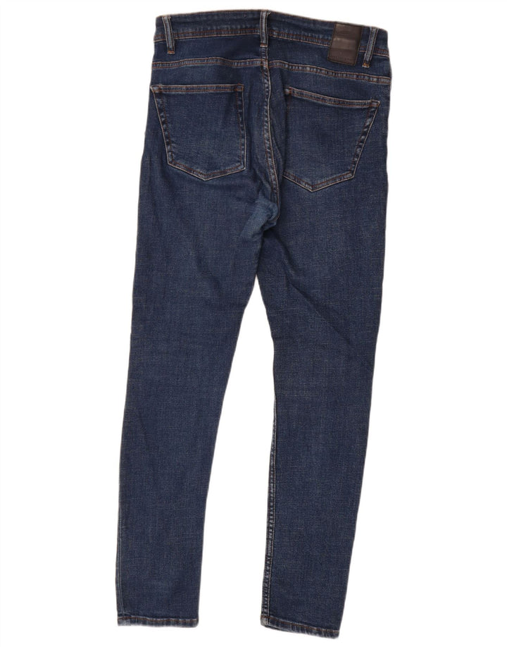 Zara Herre Skinny Jeans EU 40 Medium W31 L31 Marineblå