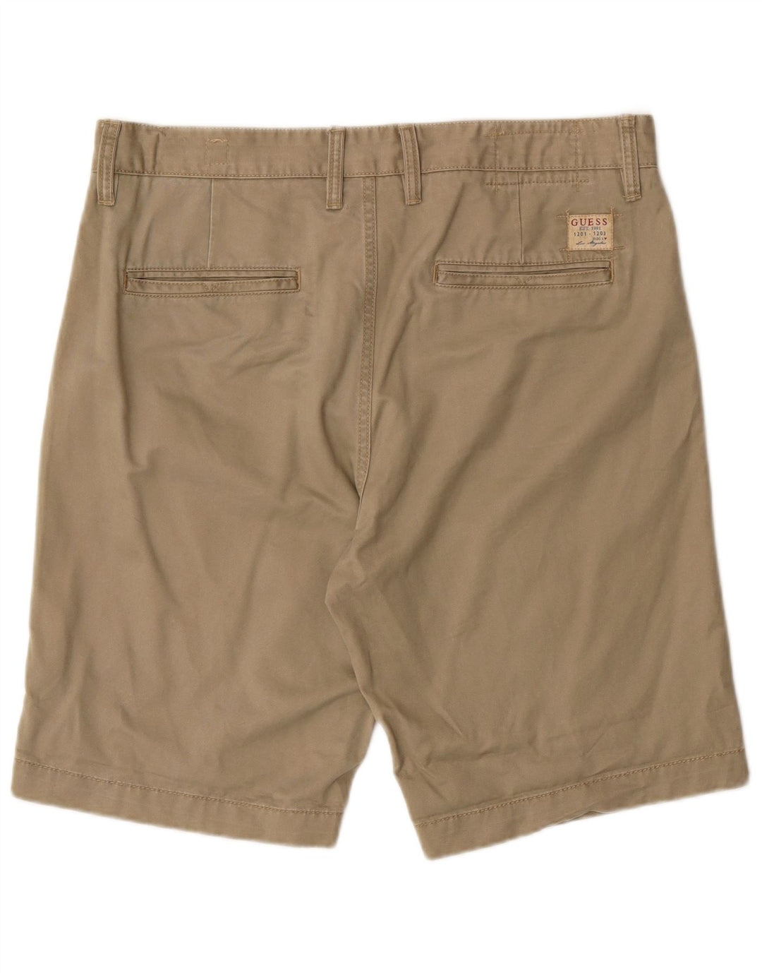 Guess Chino Shorts til mænd W33 Medium Beige Bomuld
