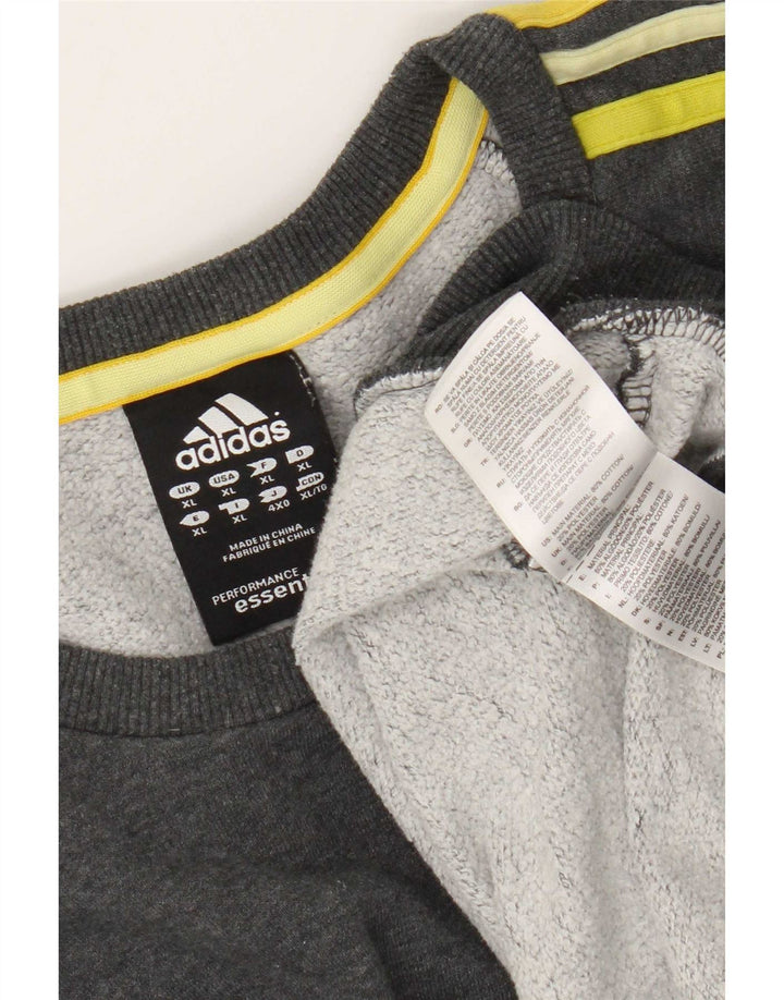Adidas Herre Sweatshirt Jumper XL Grå Bomuld