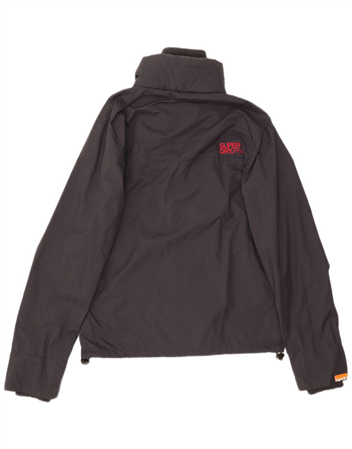 Superdry Regnjakke til mænd UK 40 Stor marineblå nylon