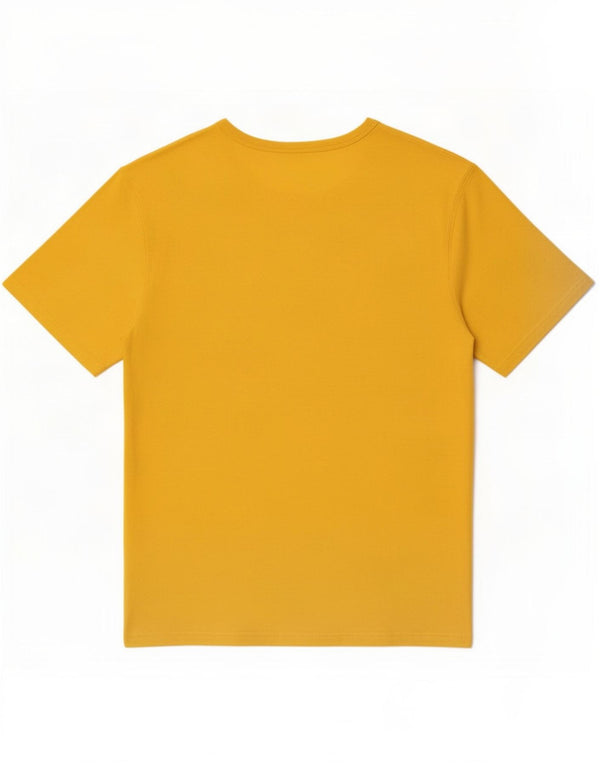 Champion Heritage Grafisk T-shirt Top Medium Gul Bomuld