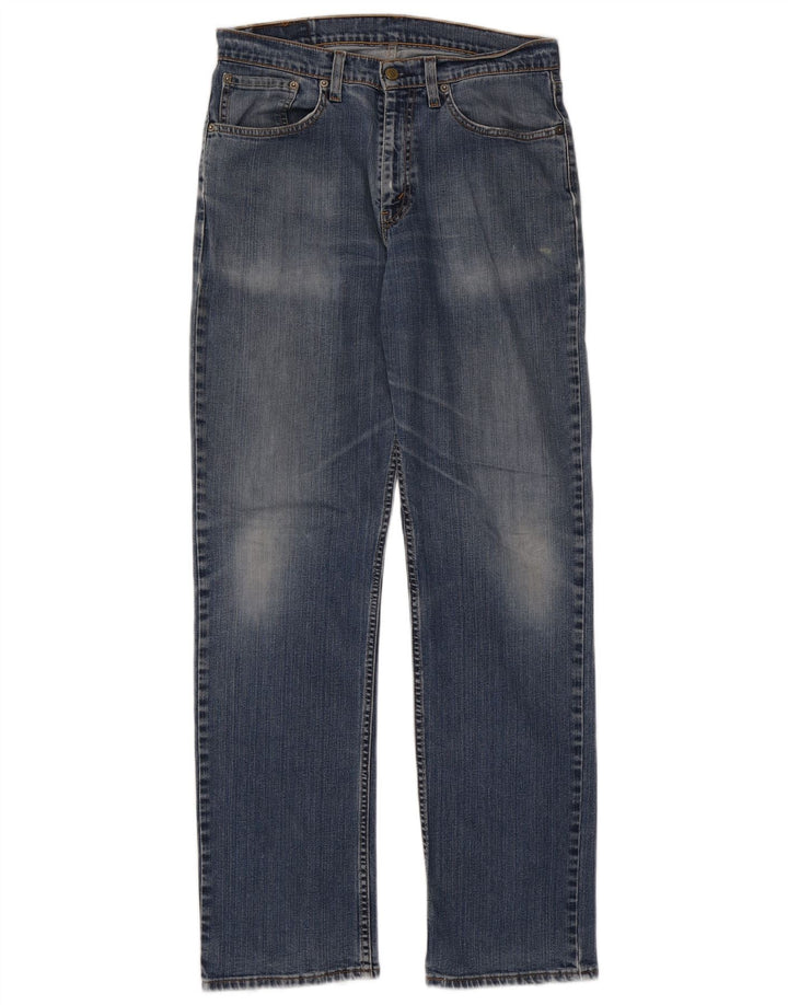 Levi's Herre Straight Jeans W32 L34 Blå Bomuld