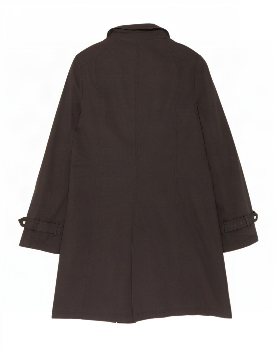 John Lewis Dame Overfrakke UK 14 Medium Sort Bomuld