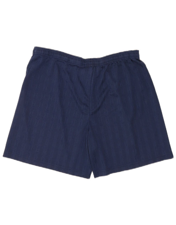 Umbro Herre Graphic Sports Shorts XL Navy Blue Polyester