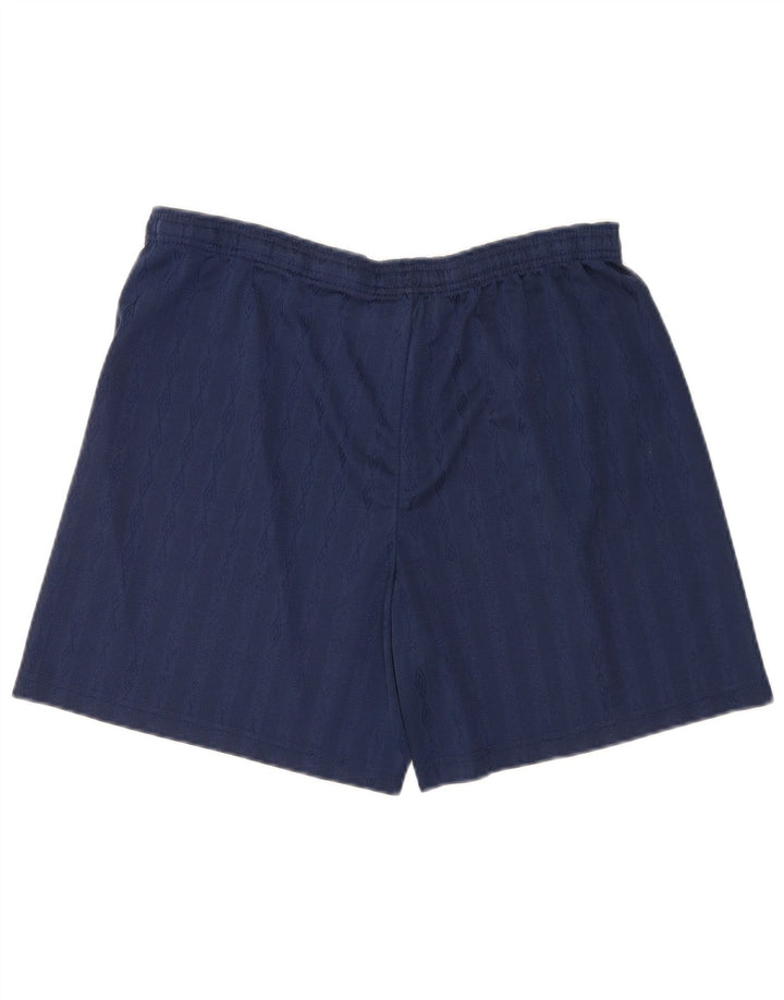 Umbro Herre Graphic Sports Shorts XL Navy Blue Polyester