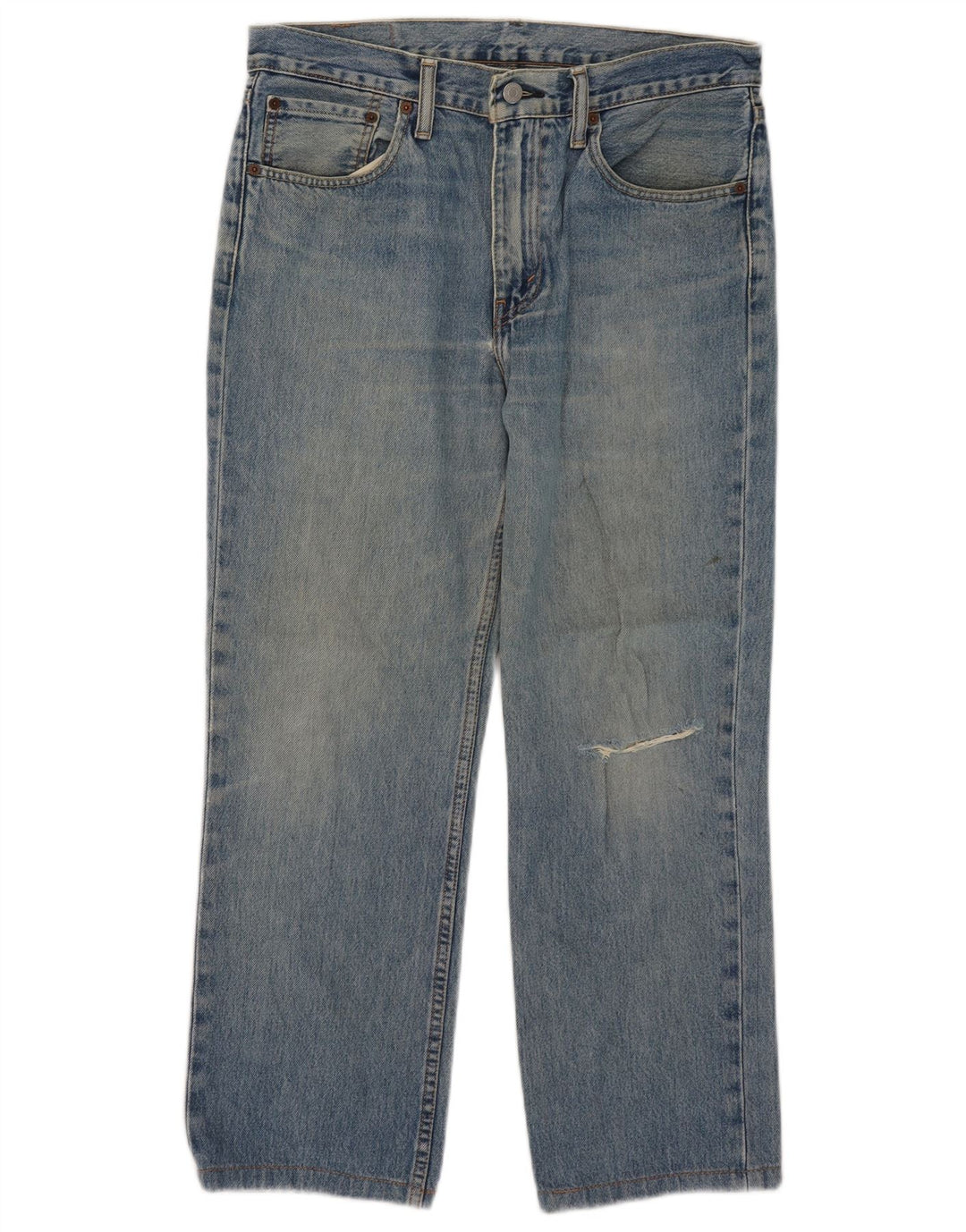 Levi's Herre 516 Slim Straight Jeans W32 L26 Blå Bomuld