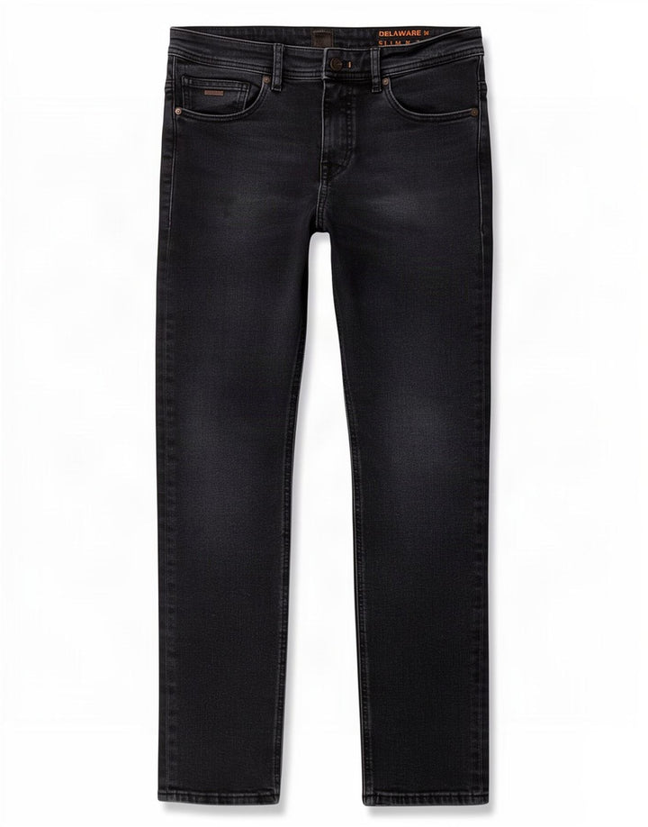 Hugo Boss Herre Delaware Slim Jeans W30 L30 Sort