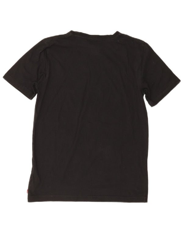 Levi's Boys Grafisk T-Shirt Top 15-16 år Sort Cotton Rock
