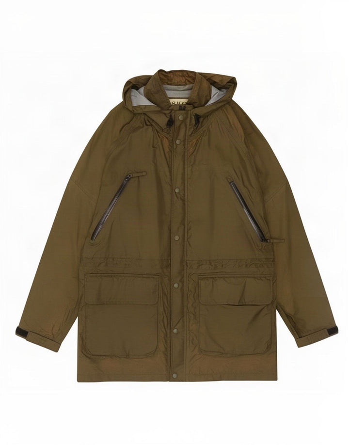 Orvis Regnfrakke til mænd UK 38 Medium Khaki Nylon