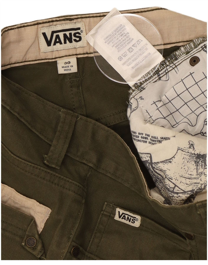 Vans Herre Casual Shorts W30 Medium Khaki Bomuld