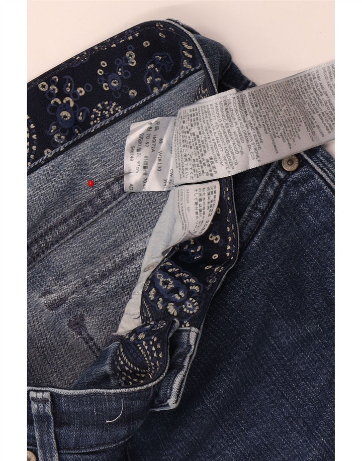 Levi's Lige Jeans til kvinder US 6 Medium W28 L25 Blå Bomuld