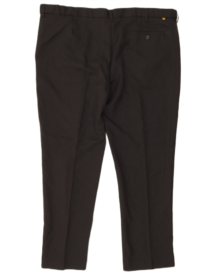 Farah Herre Klassiske Slim Chino Bukser W44 L29 Sort Polyester