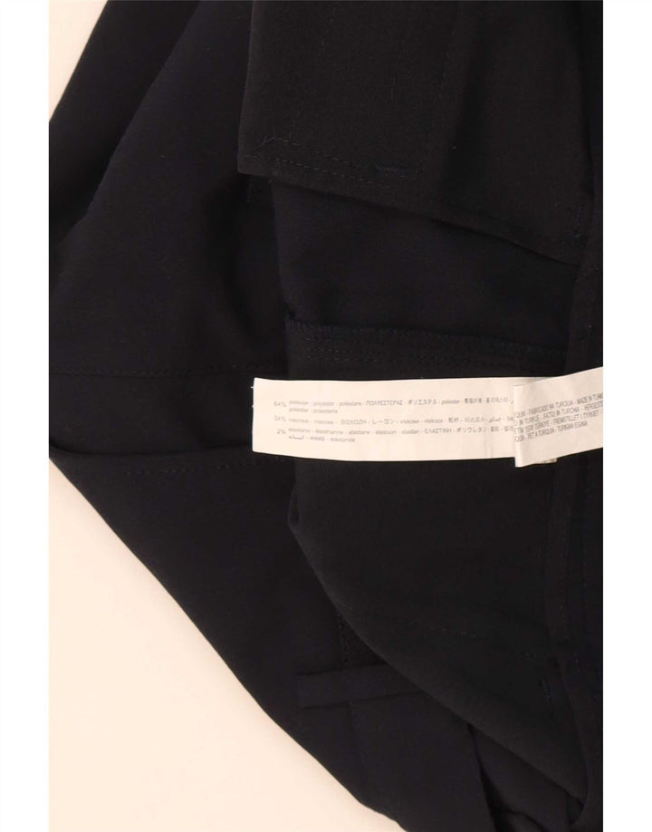 Zara lige jakkesæt til kvinder Medium W30 L30 Marineblå polyester