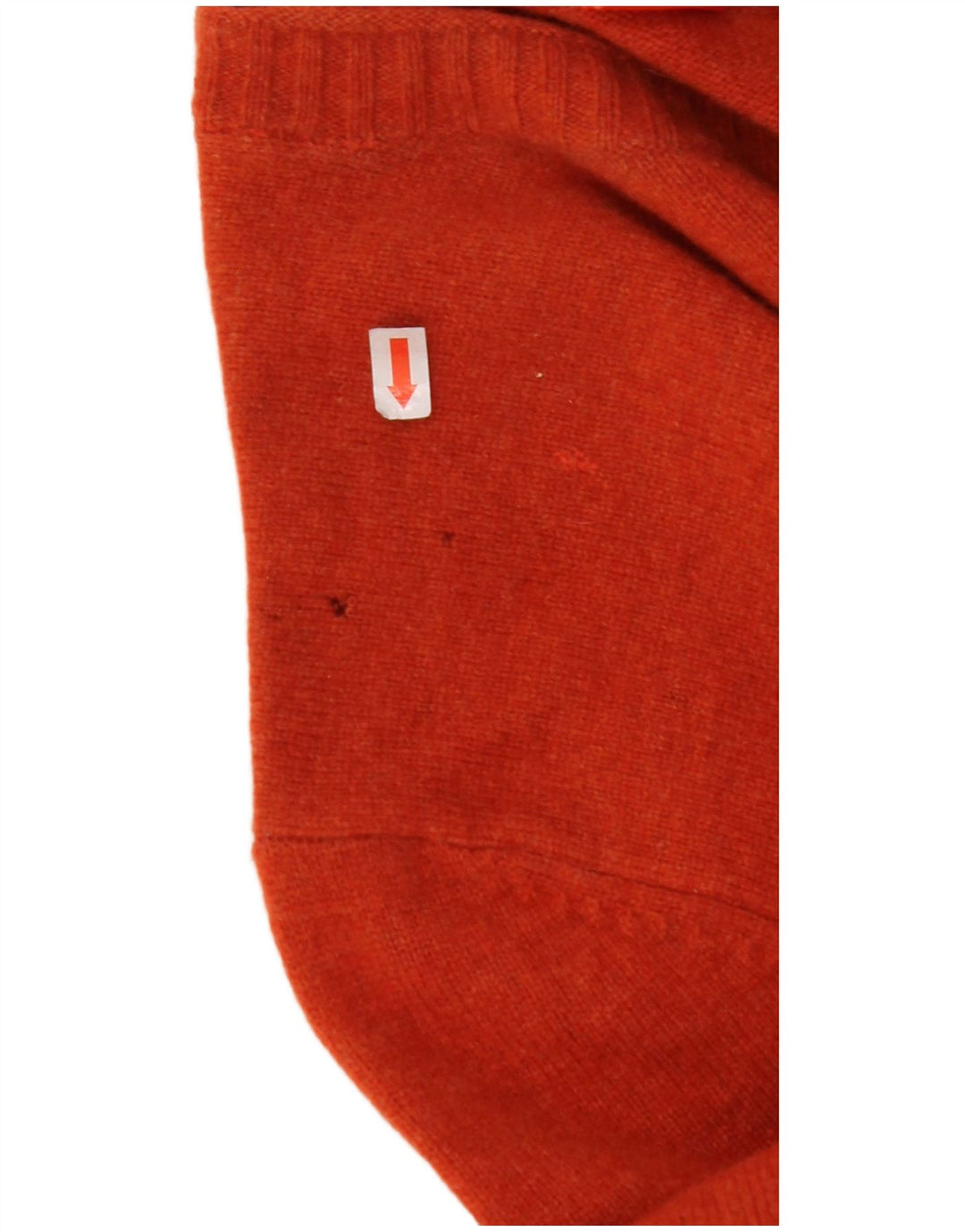 HUGO BOSS Sweater med rund hals til mænd Medium Orange Virgin Wool