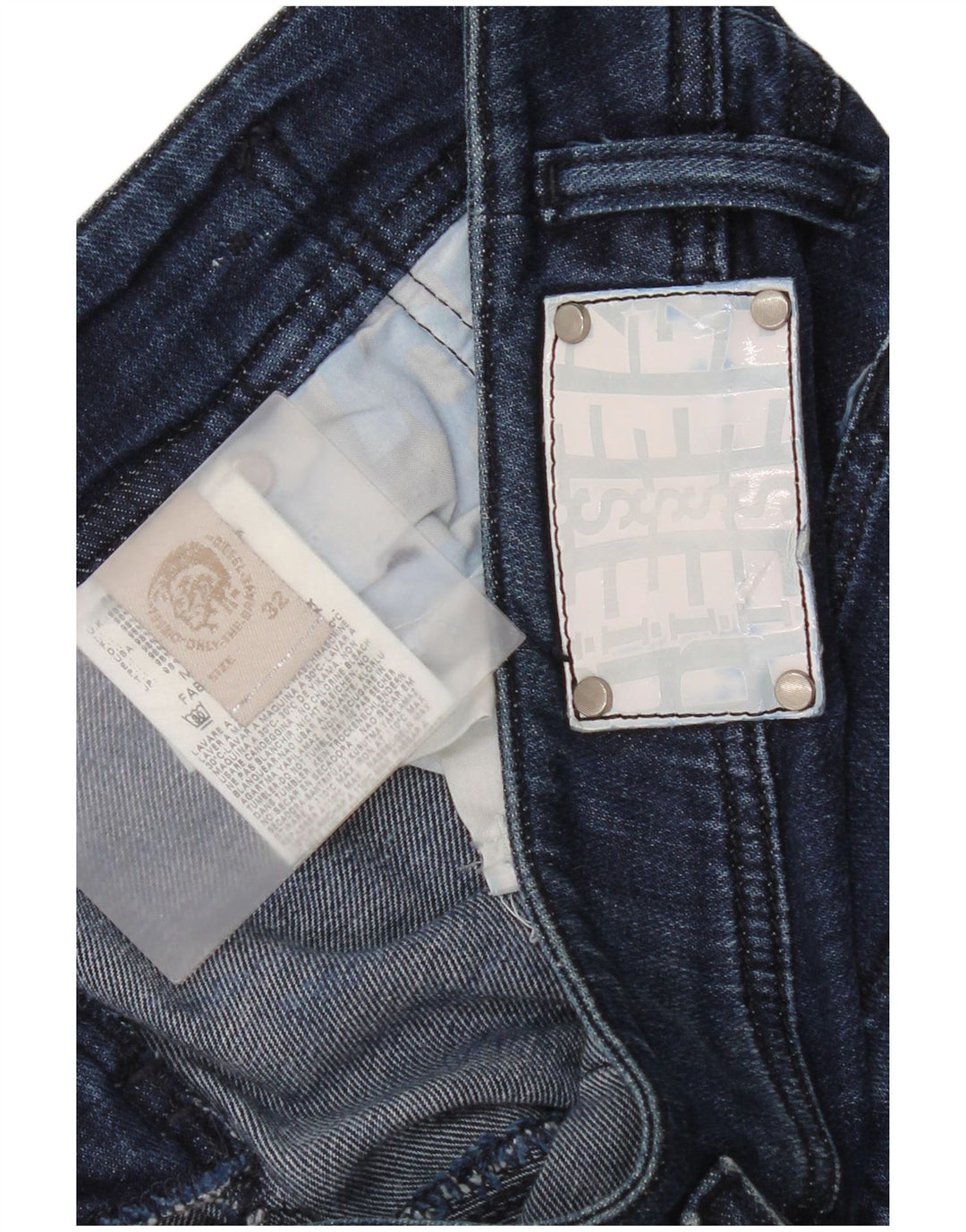 Diesel Dame Slim Jeans W32 L34 Blå Bomuld