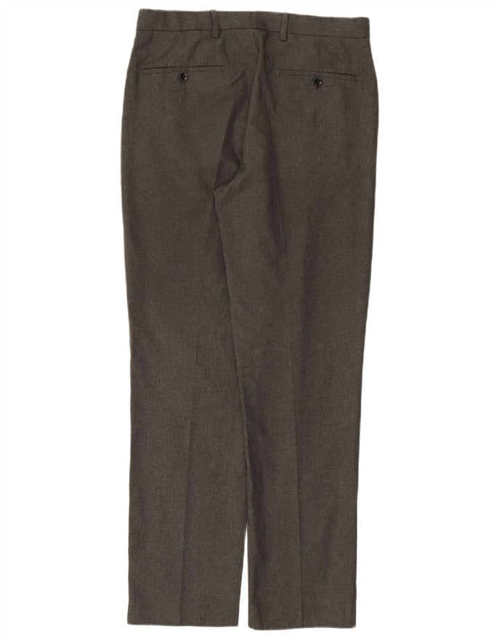 Marks & Spencer Herre Lige Regular Fit Chinobukser W32 L31 Grå