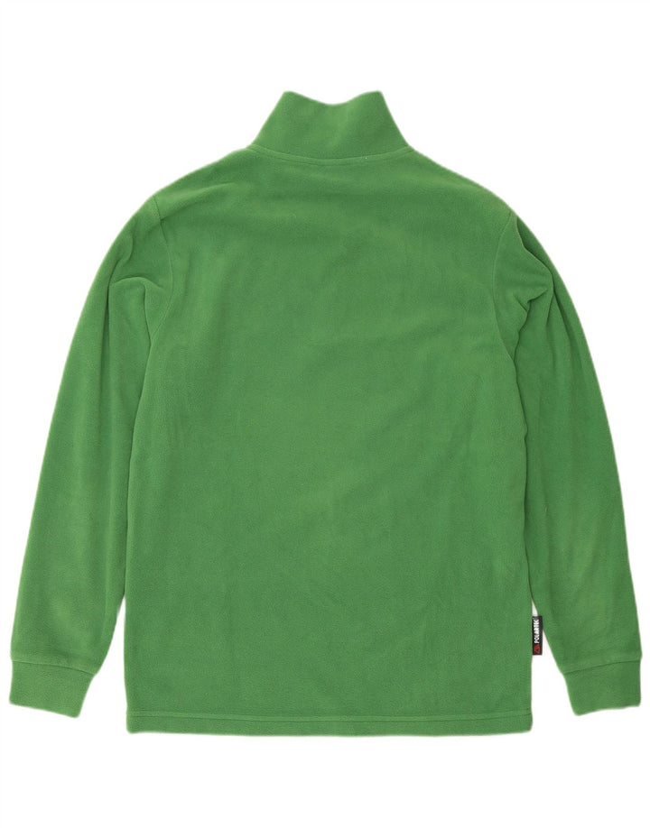 Invicta Fleece Jumper med lynlås til mænd Lille grøn polyester