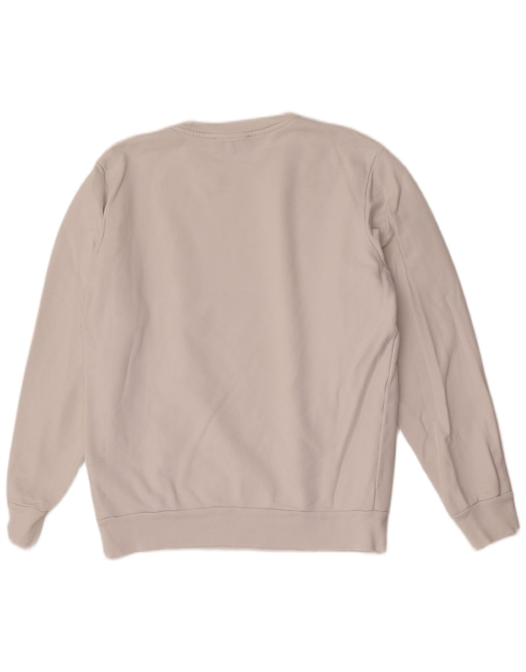 Diesel Herre Grafisk Sweatshirt Jumper Stor Hvid Bomuld