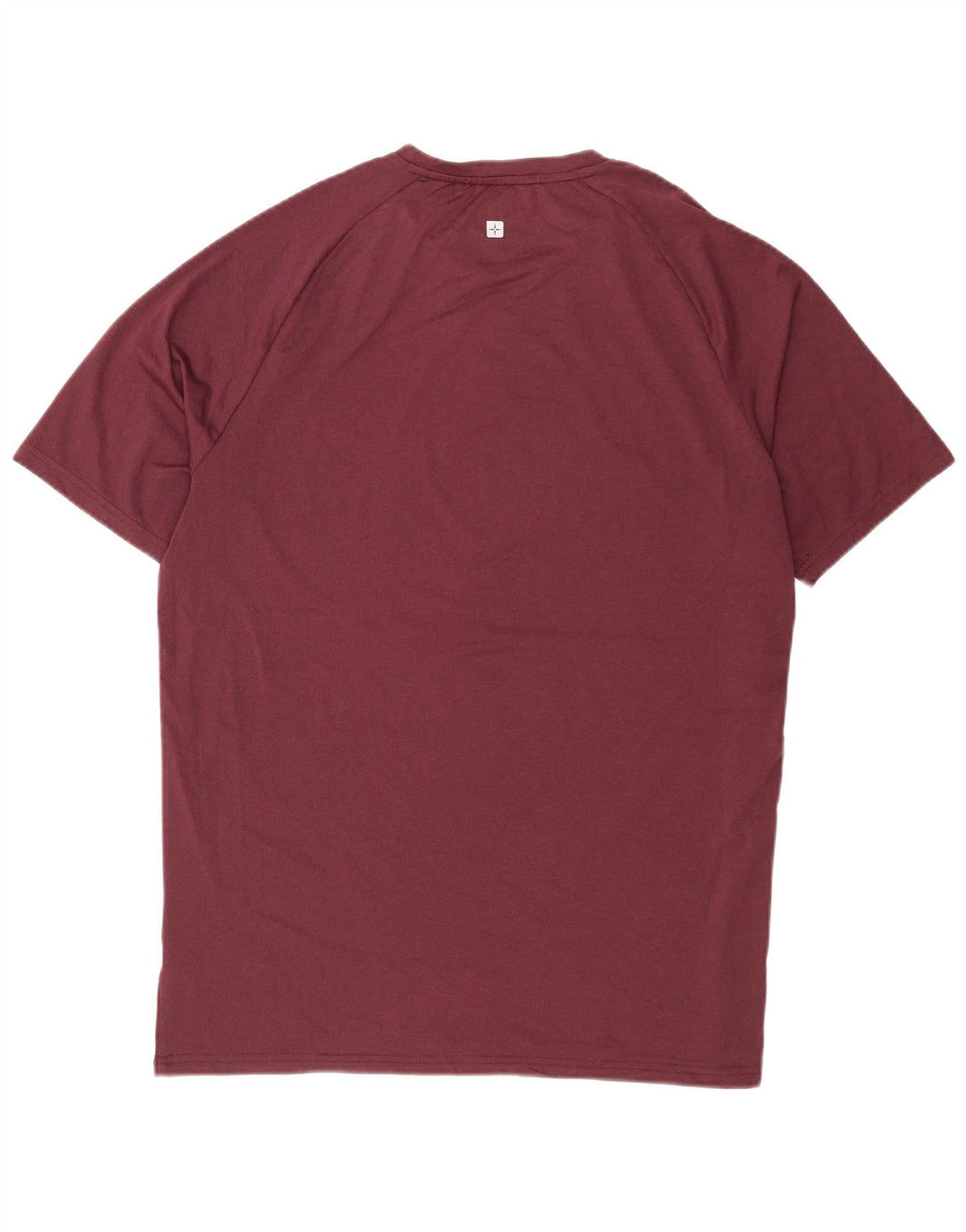 Mountain Warehouse Herre T-Shirt Top Stor Burgundy Polyester