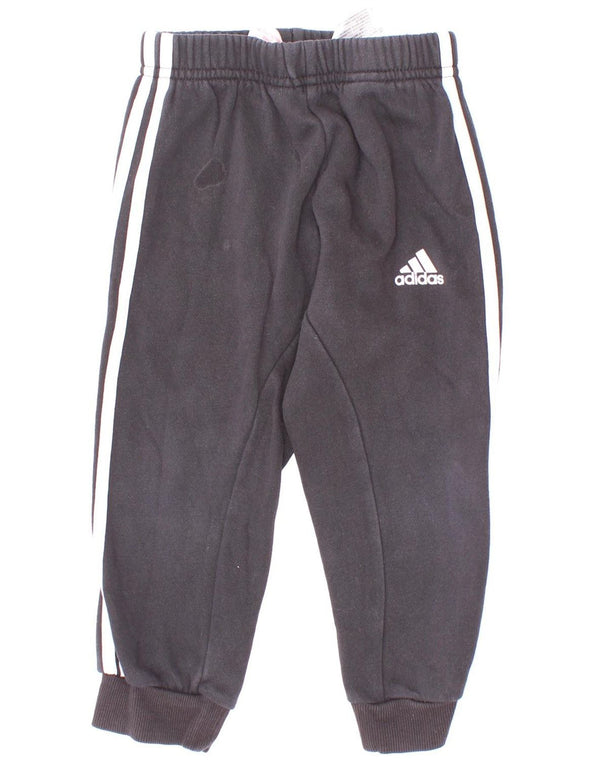 Adidas Baby Boys Joggers træningsdragt bukser 18-24 måneder sort bomuld