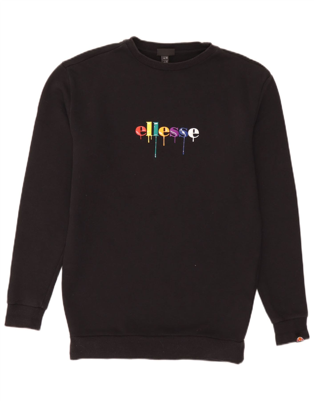 Ellesse Herre Grafisk Sweatshirt Jumper XS Sort Bomuld