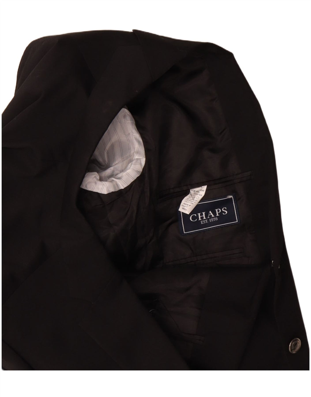 CHAPS Herre 2-knaps blazerjakke UK 38 Medium Sort