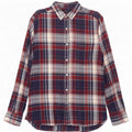 French Connection Herre Flanelskjorte Medium Navyblå Plaid Bomuld