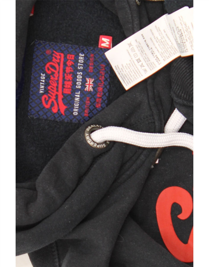 Superdry Grafisk hættetrøje til mænd mellem sort bomuld